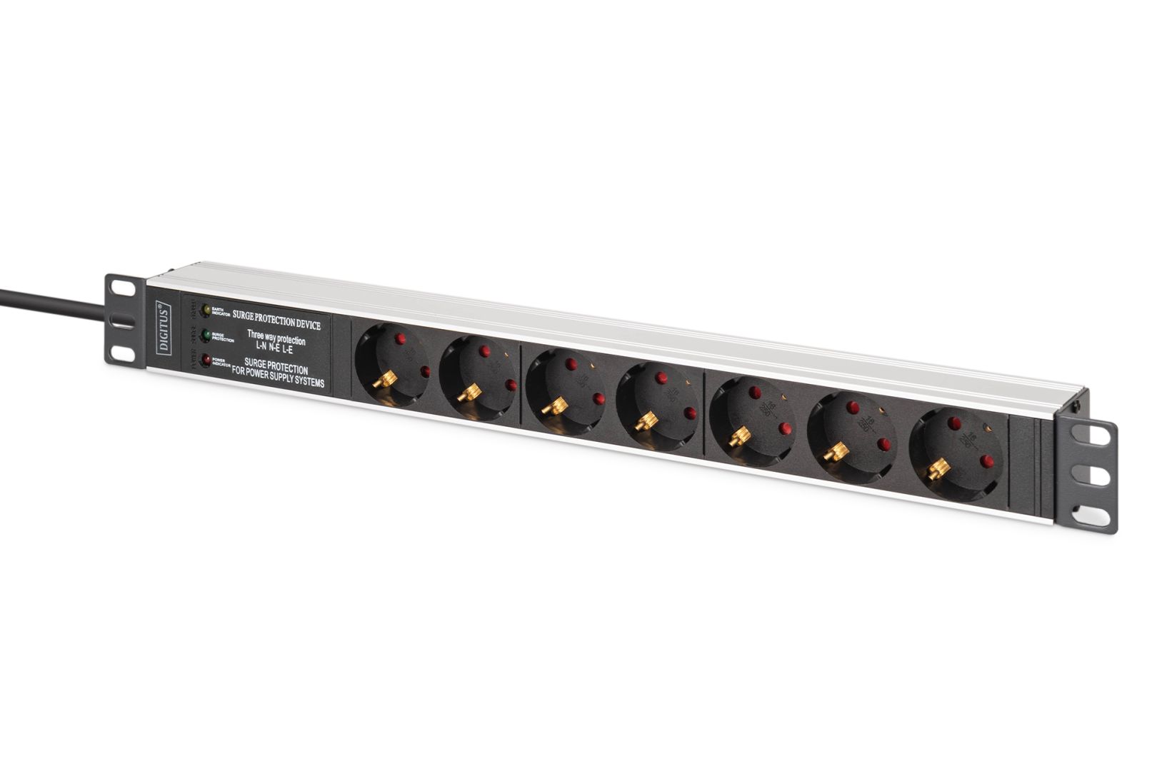 Digitus DN-95441 Túlfeszültségvédő 7DIN 2m Black