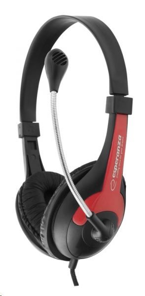 Esperanza Rooster Headset Black/Red