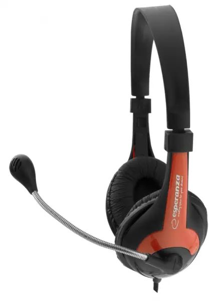 Esperanza Rooster Headset Black/Red