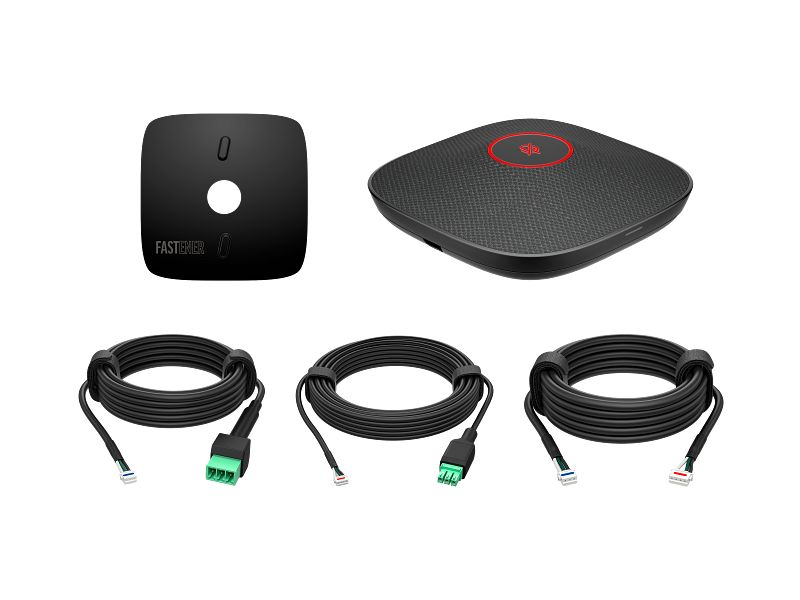 Poly Plantronics A2 Black Table Microphone w/ Mounting Plate Black