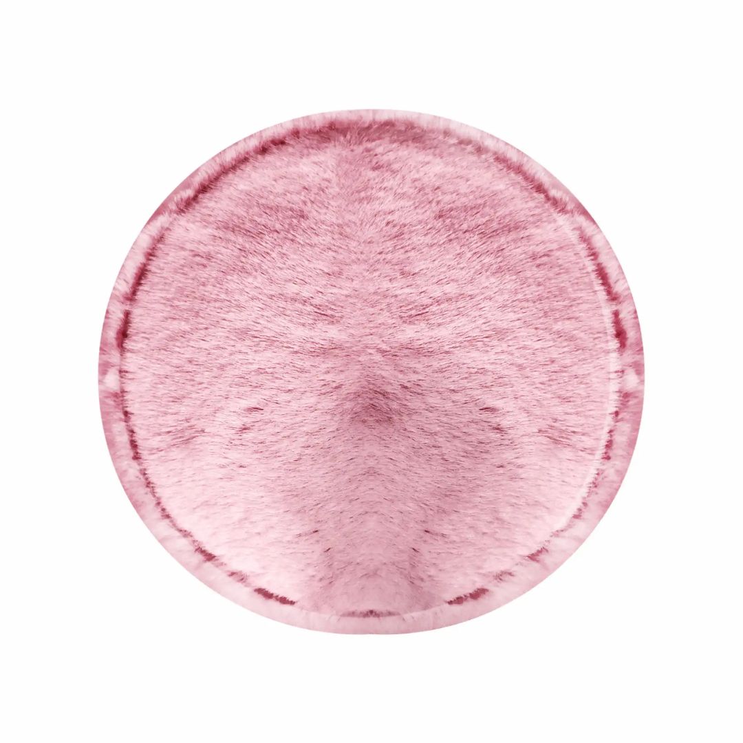 Denver KMS-30RO Bluetooth Karaoke Microphone Speaker with fluffy top Rose
