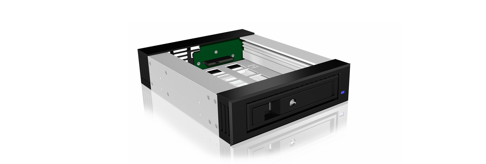 Raidsonic IcyBox IB-129SSK-B Mobile Rack for 3,5