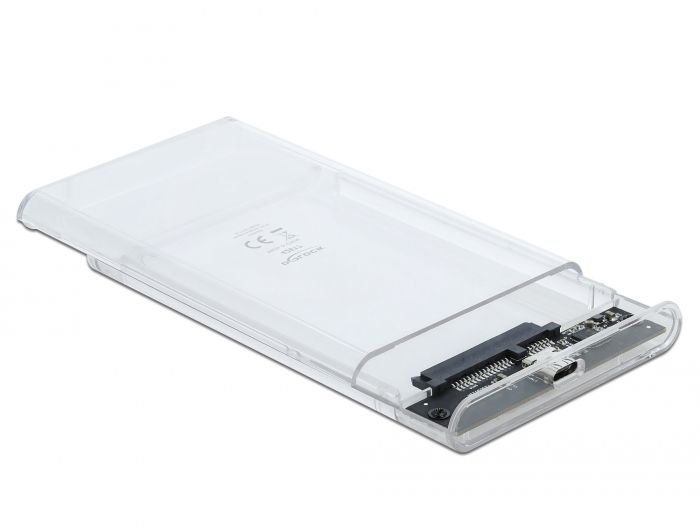 DeLock External Enclosure for 2,5″ SATA HDD / SSD with SuperSpeed USB 10 Gbps (USB 3.1 Gen 2)