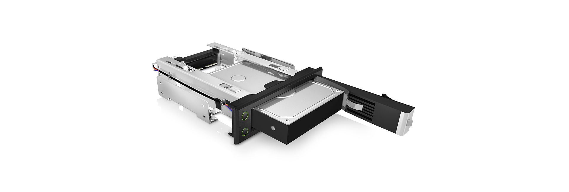 Raidsonic IcyBox IB-166SSK Trayless Mobile Rack for 3.5