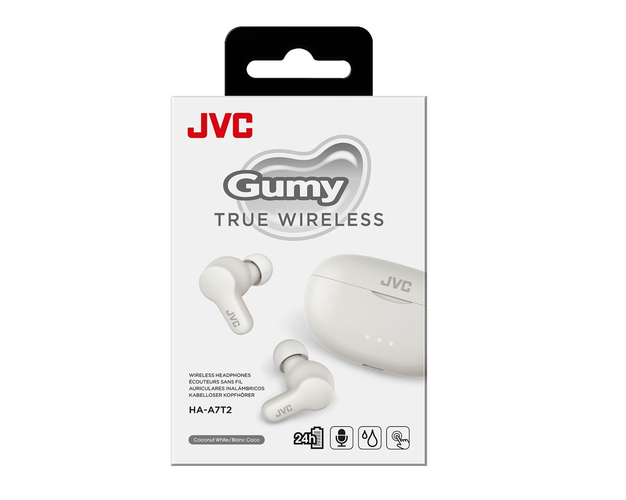 JVC HA-A7T2 Gumy True Wireless Sport Headset White