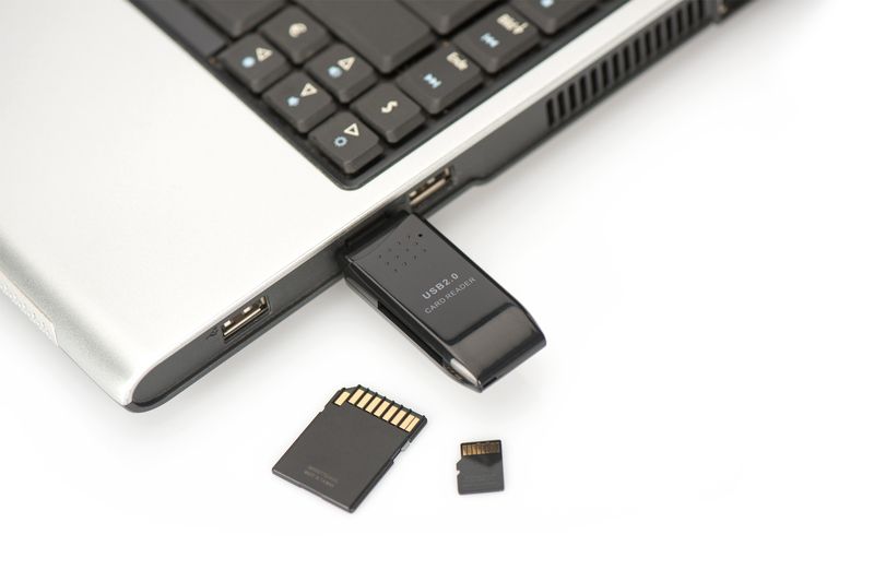 Digitus DA-70310-3 USB 2.0 multi Card Reader Black