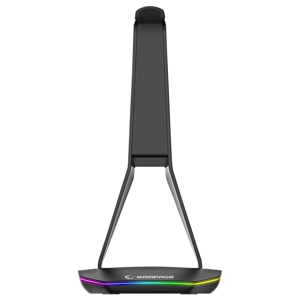 Rampage Tower T14 RGB Headset Stand Black