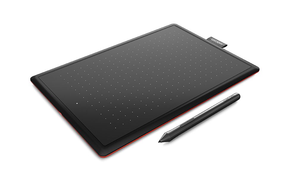 Wacom One Medium digitalizáló tábla Black/Red