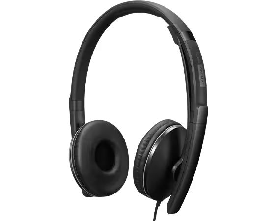 Lenovo Wired ANC Gen 2 UC Headset Black
