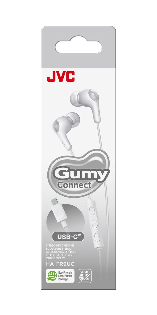 JVC HA-FR9UC-W Gumy Connect Headset White