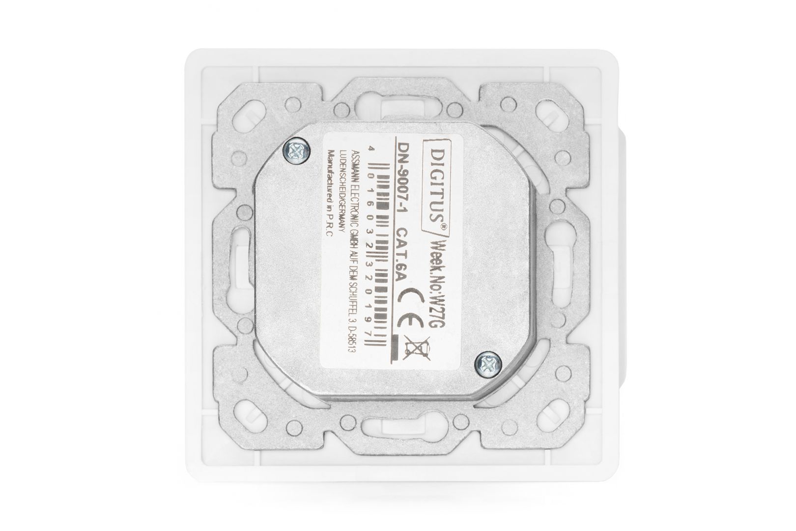 Digitus DN-9007-1 csatlakozóaljzat 2 x RJ-45 White