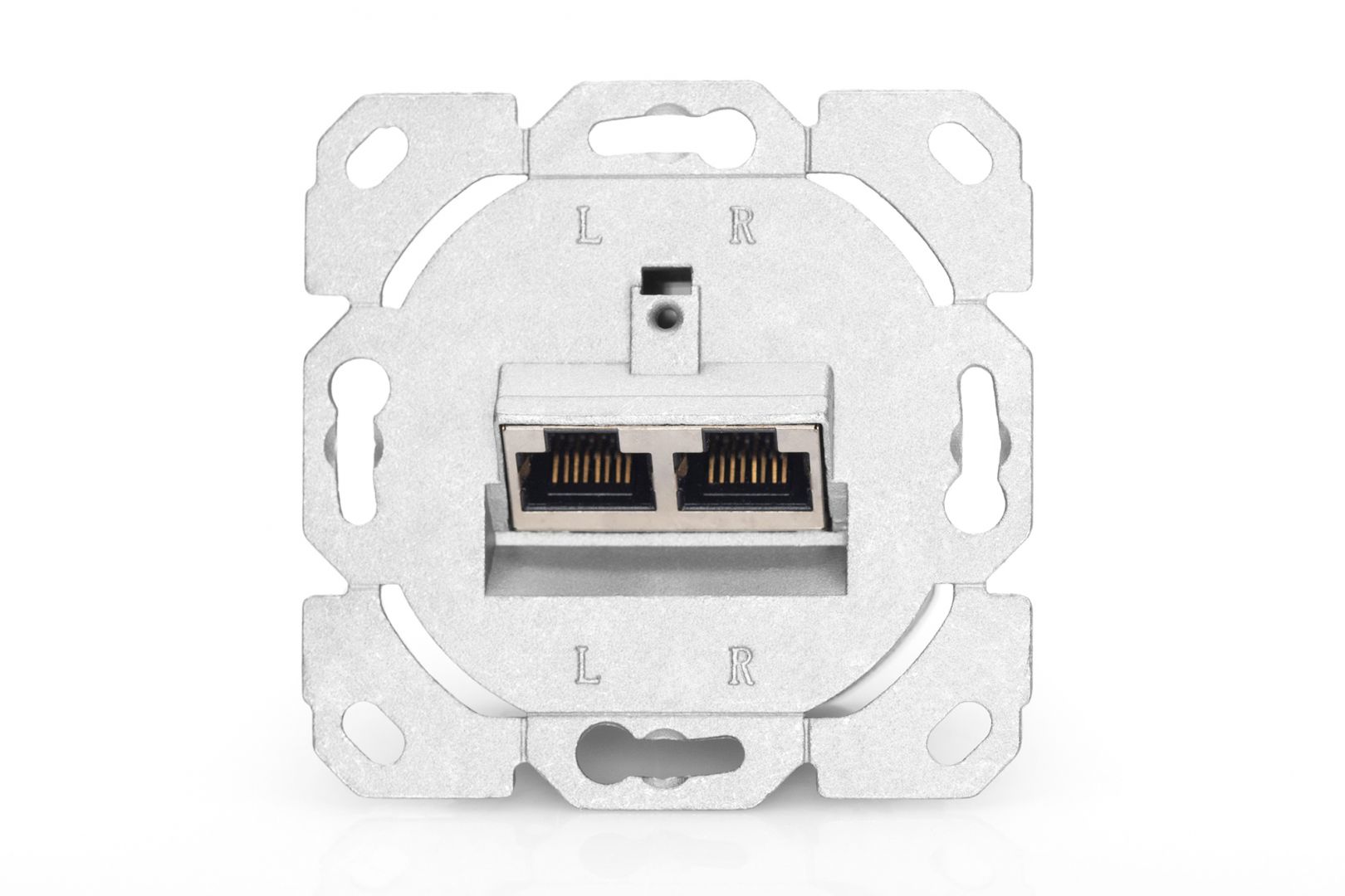 Digitus DN-9007-1 csatlakozóaljzat 2 x RJ-45 White