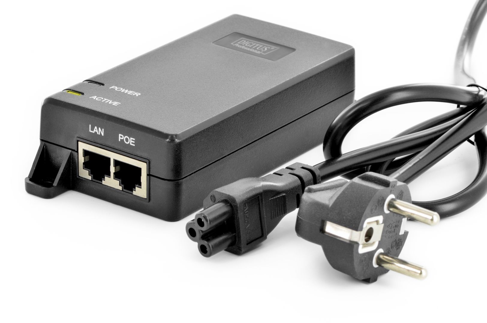 Digitus DN-95103-2 PoE adapter Gigabit Ethernet 48 V Black
