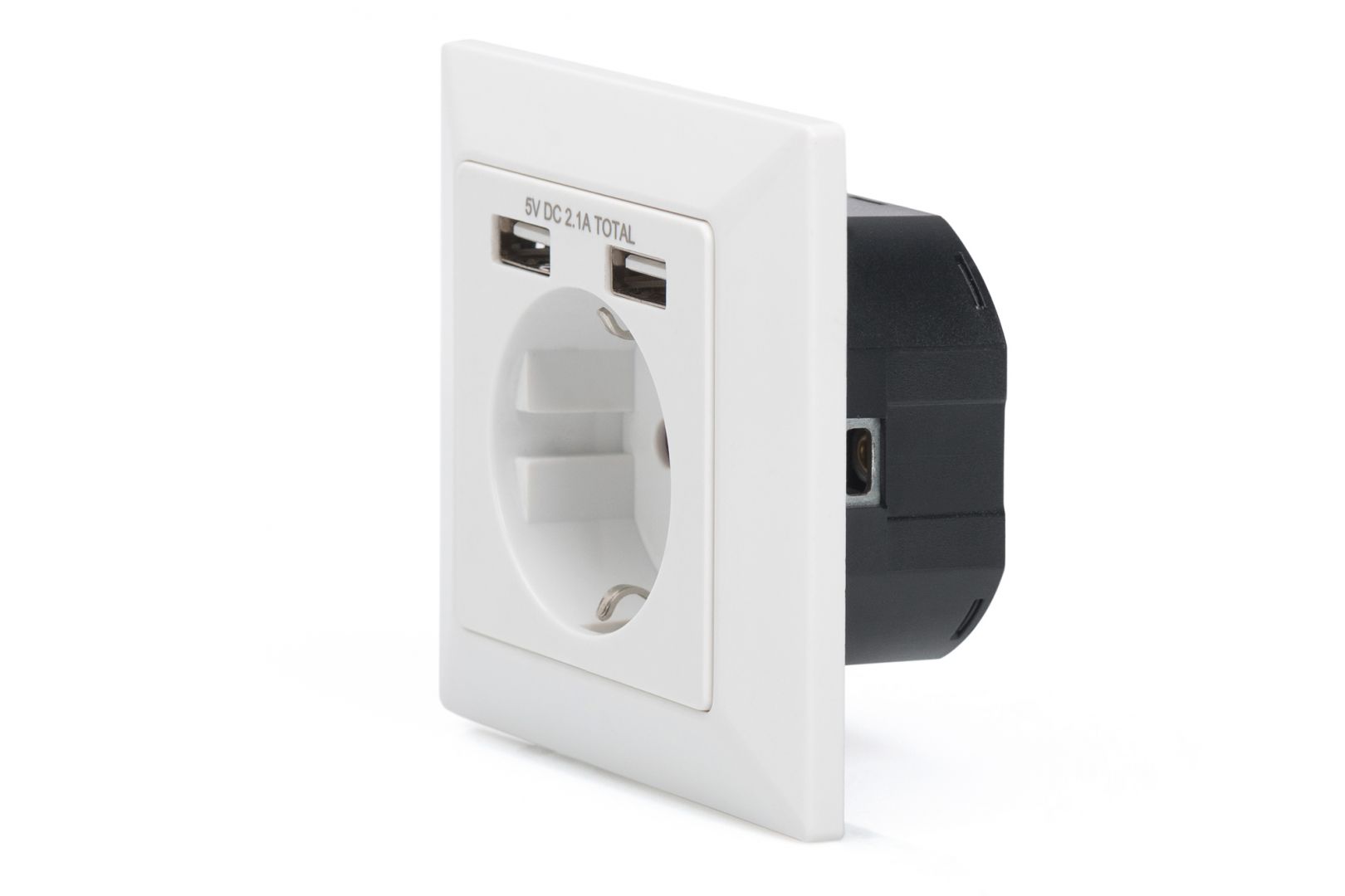 Digitus DA-70613 csatlakozóaljzat 2x USB White