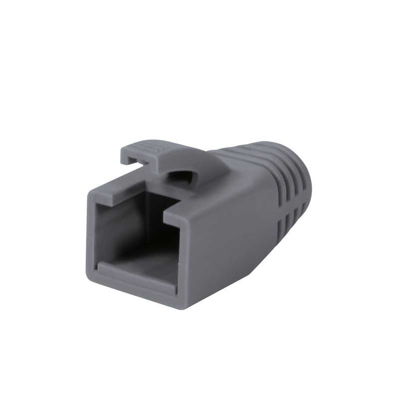 Logilink Strain Relief Boot 8mm for Cat.6 RJ45 plugs 50db Grey