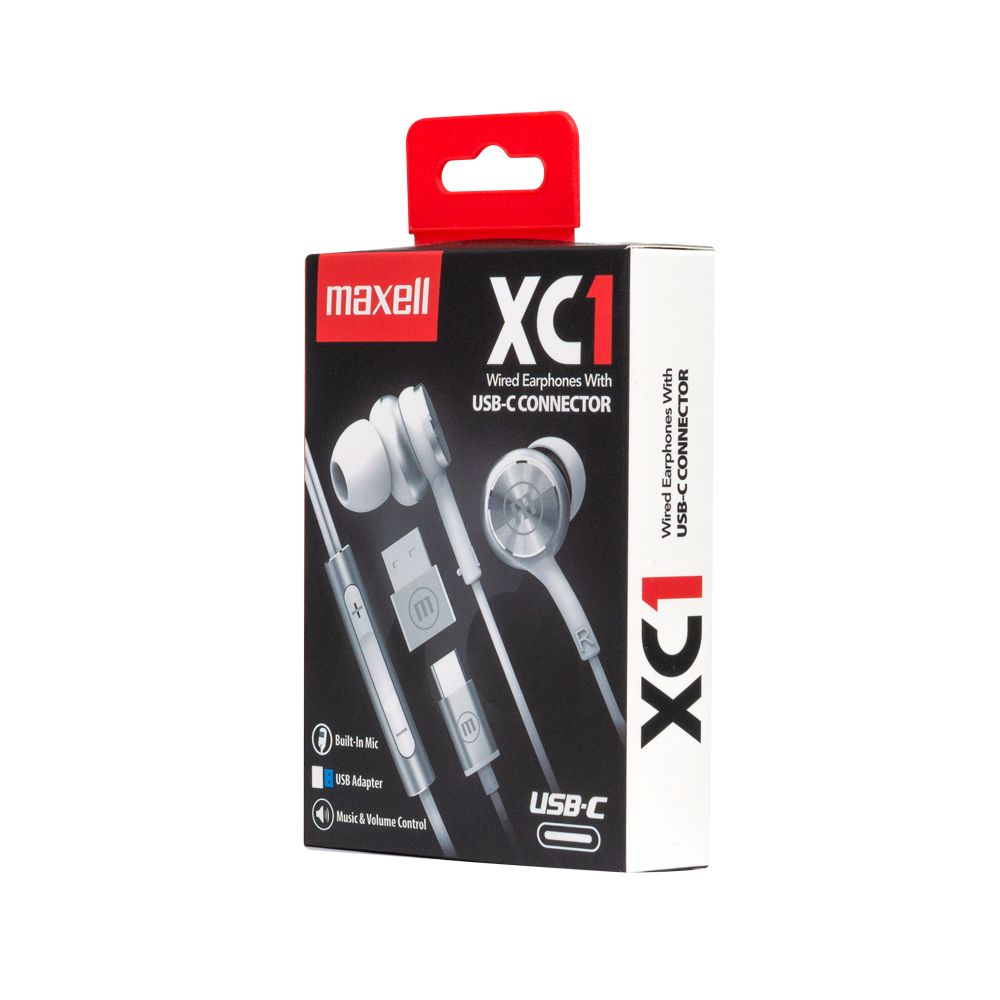 Maxell XC1 USB-C Headset White