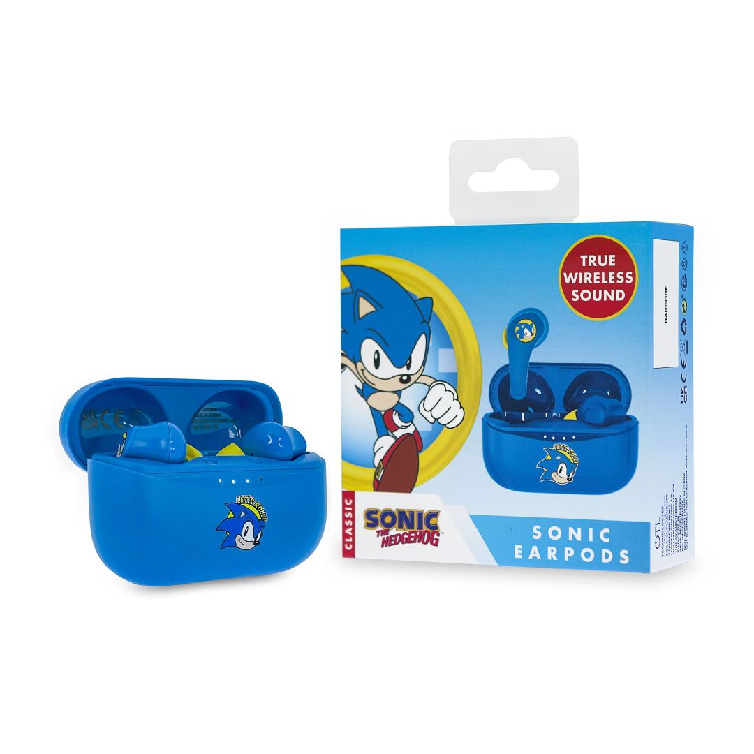 OTL Technologies SEGA Classic Sonic the Hedgehog TWS Bluetooth Headset Blue