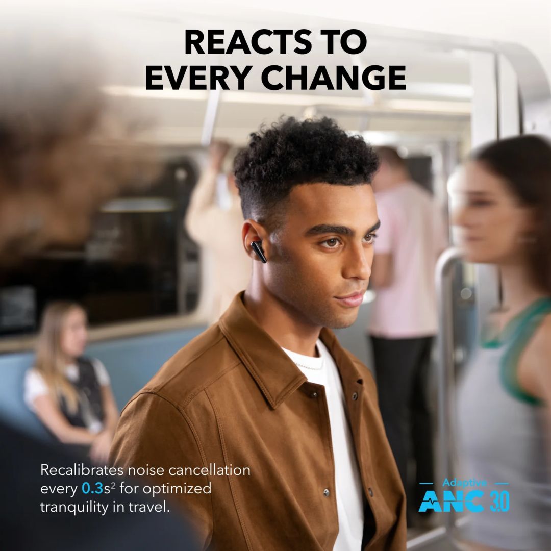 ANKER Soundcore Liberty 4 Pro Noise Cancelling True-Wireless Earbuds Glossy Black