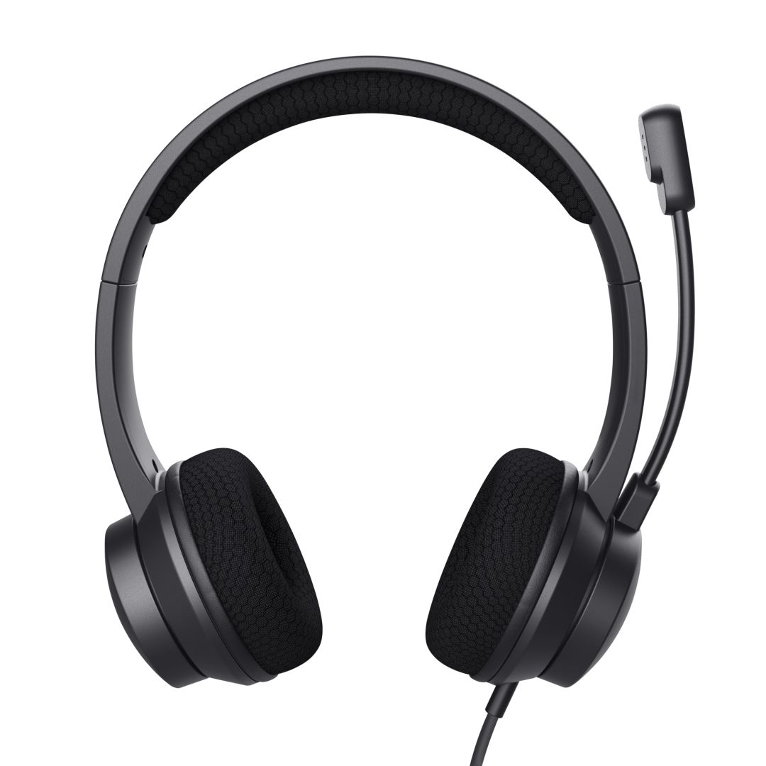 Trust HS-260 USB-ENC PC Headset Black 