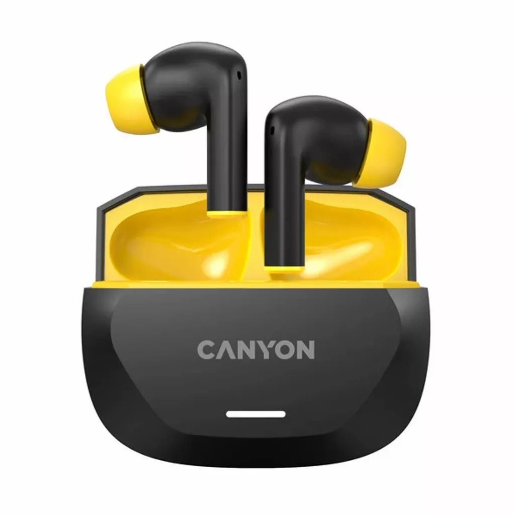 Canyon Hexagon 7 TWS Bluetooth Headset Black/Yellow