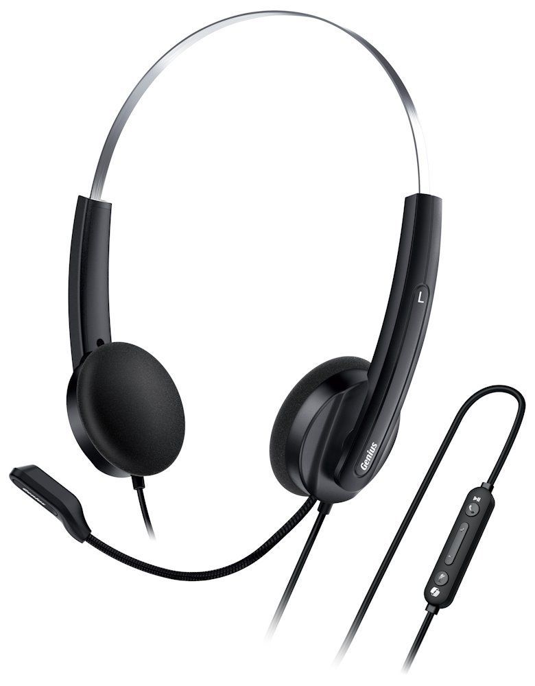 Genius HS-220U AI Headset Black