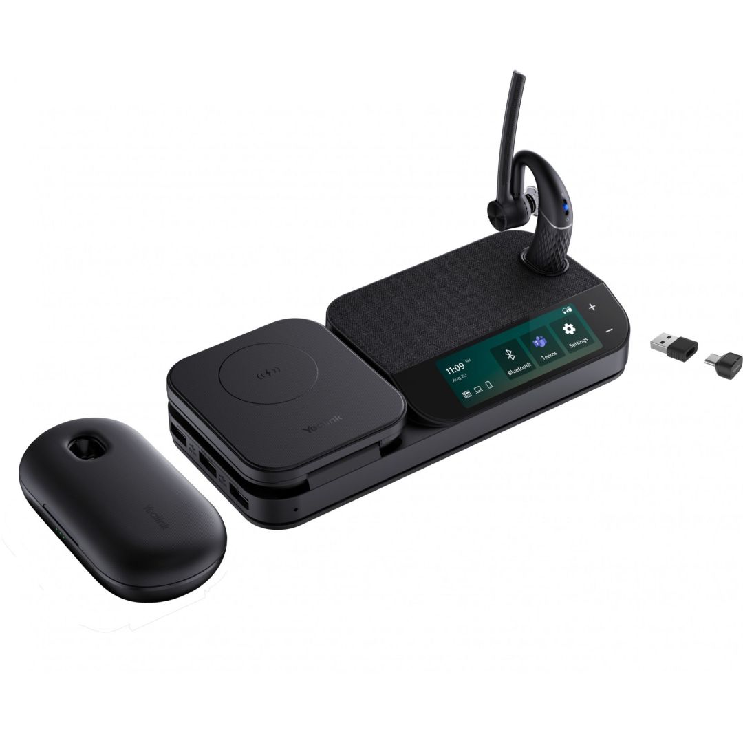 Yealink BH71 Workstation Pro Mono USB-C/A Wireless Bluetooth Headset Black