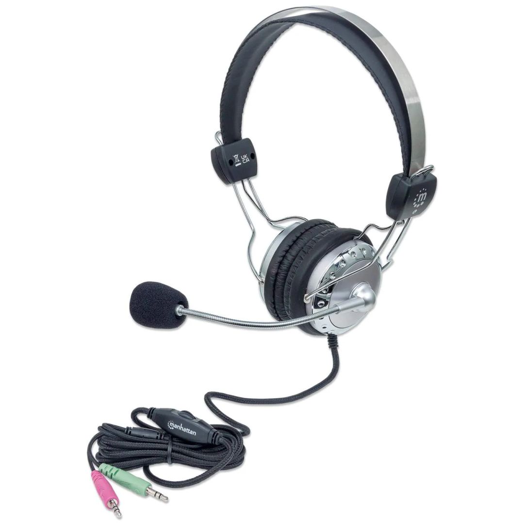 Manhattan Stereo Headset Black
