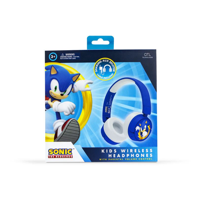 OTL Technologies Sonic the Hedgehog Kids Bluetooth Headphones Blue