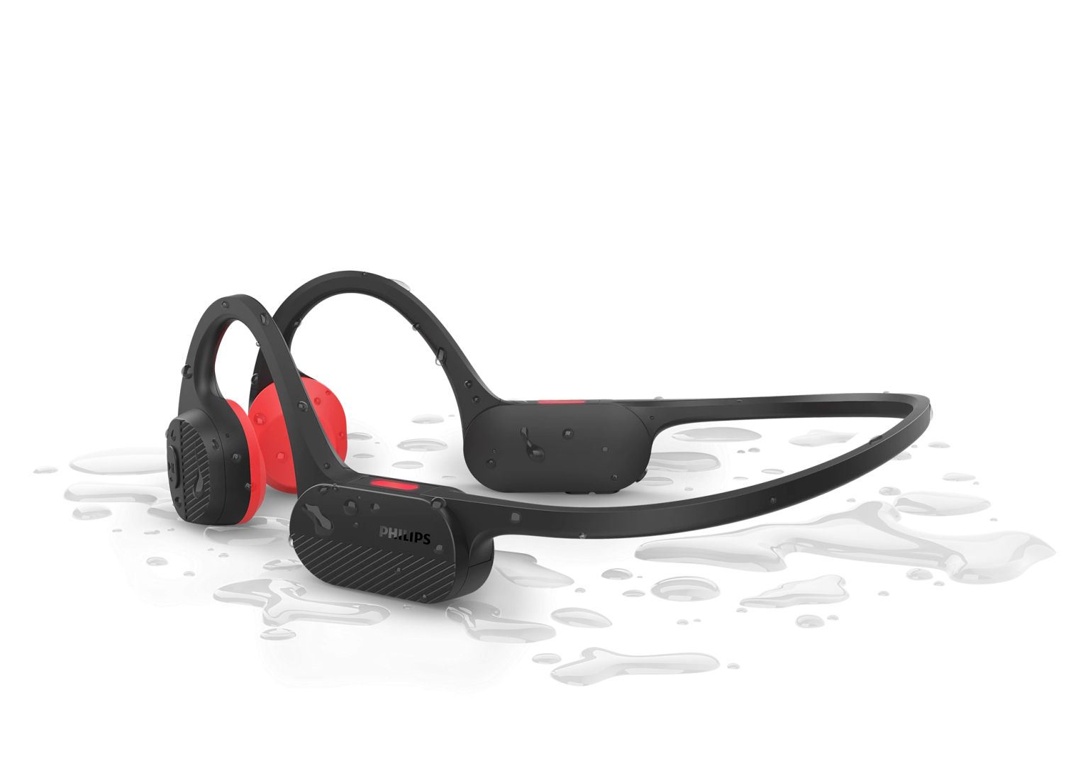 Philips TAA5608BK Bluetooth Headset Black/Red