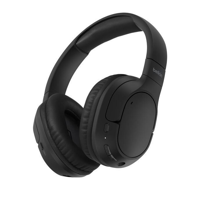 Belkin SoundForm Surround Wireless Over-Ear Headphones Black