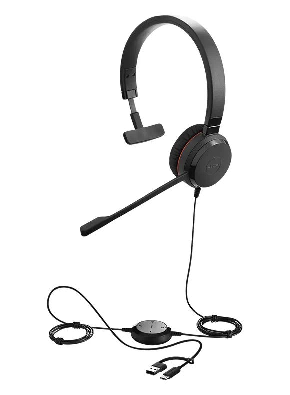Jabra Evolve 30 II UC Mono Headset Black