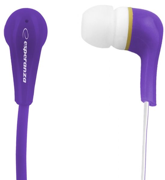 Esperanza EH146R Stereo Earphones Lollipop Violet