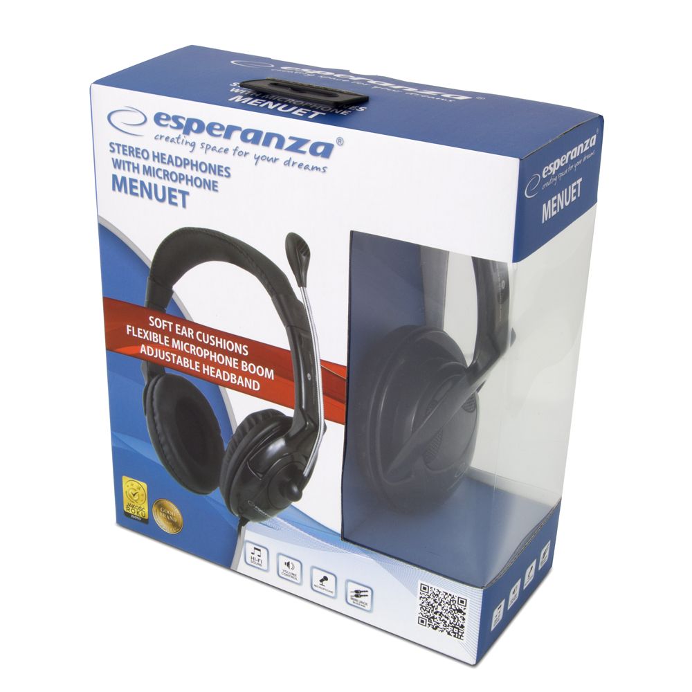Esperanza Menuet Headset Black