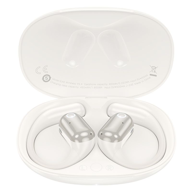 Hoco EA6 Bluetooth Headset Milky White