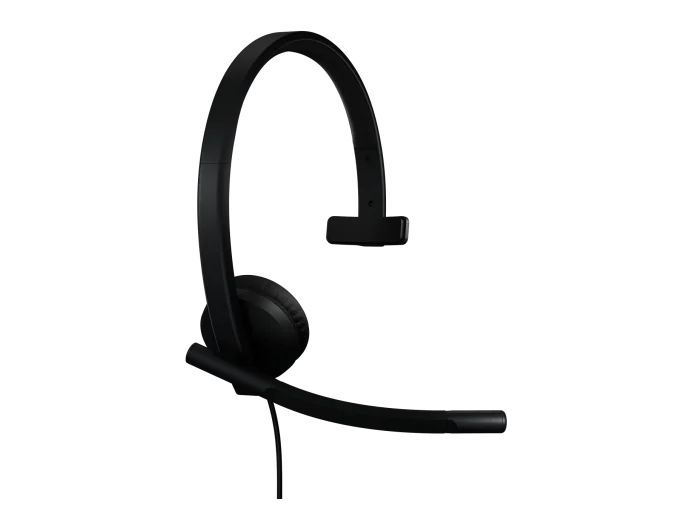 Logitech H570E Teams USB-C Mono Headset Black