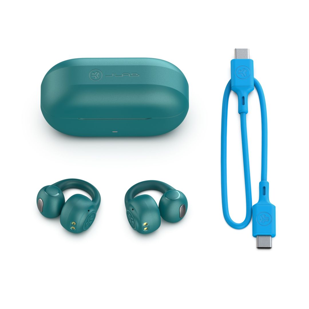 JLab Flex Open Air Clip TWS Bluetooth Teal