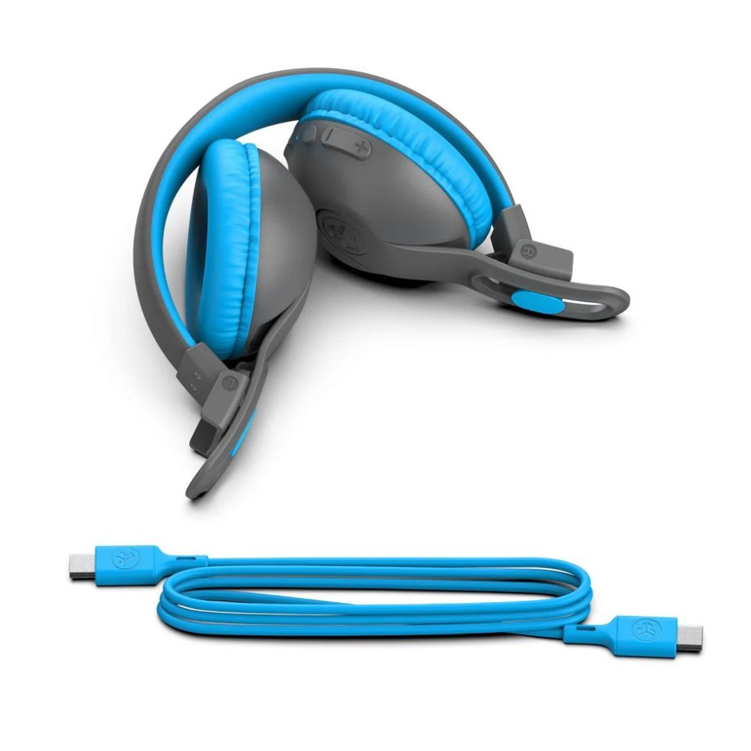 JLab JBuddies Studio 2 Kids Bluetooth Headset Gray/Blue