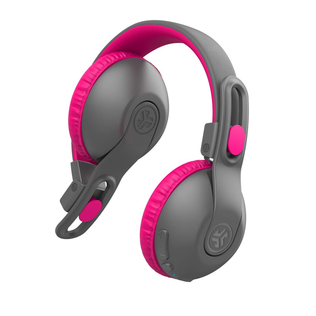 JLab JBuddies Studio 2 Kids Bluetooth Headset Gray/Pink