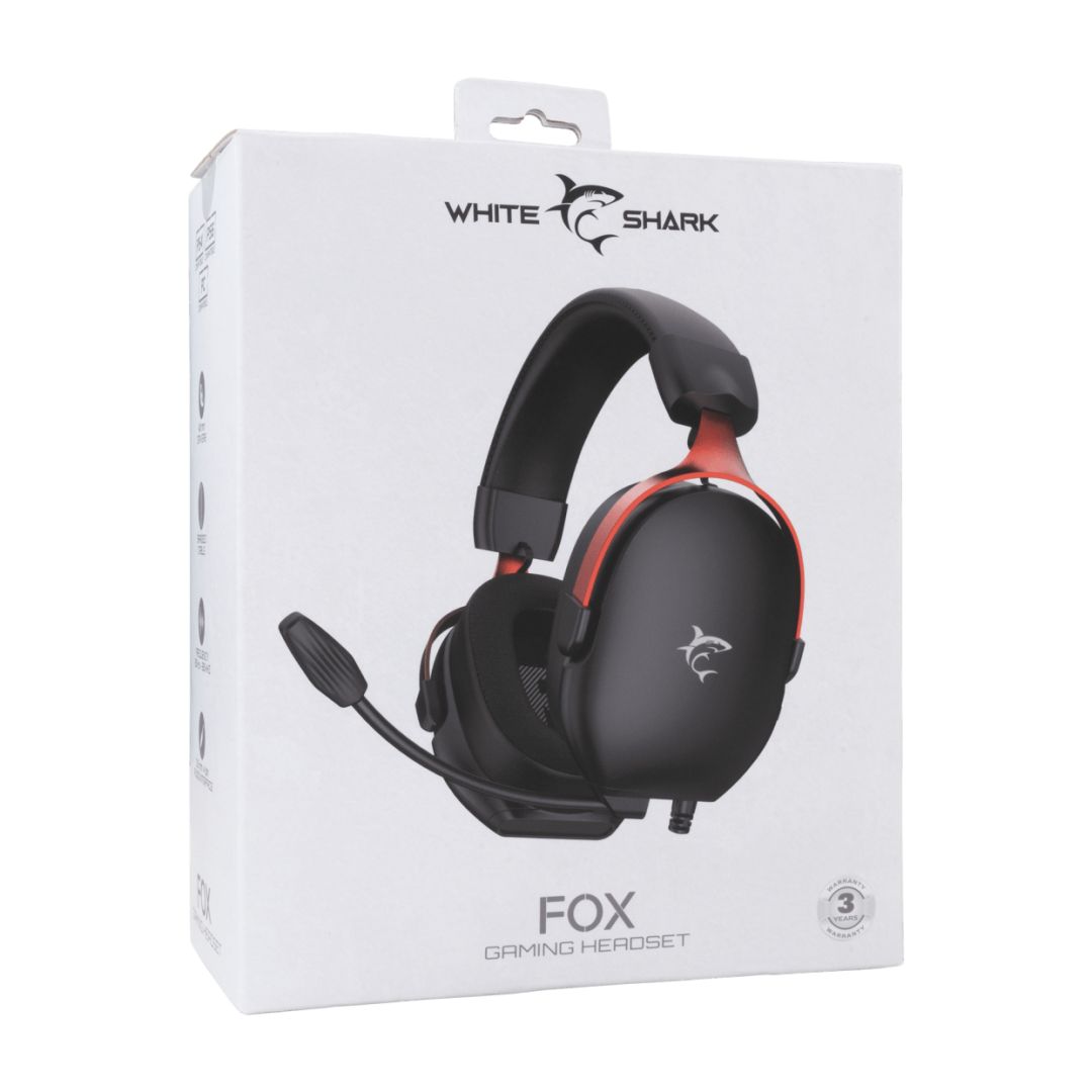 White Shark GH-2445B Fox Gaming Headset Black