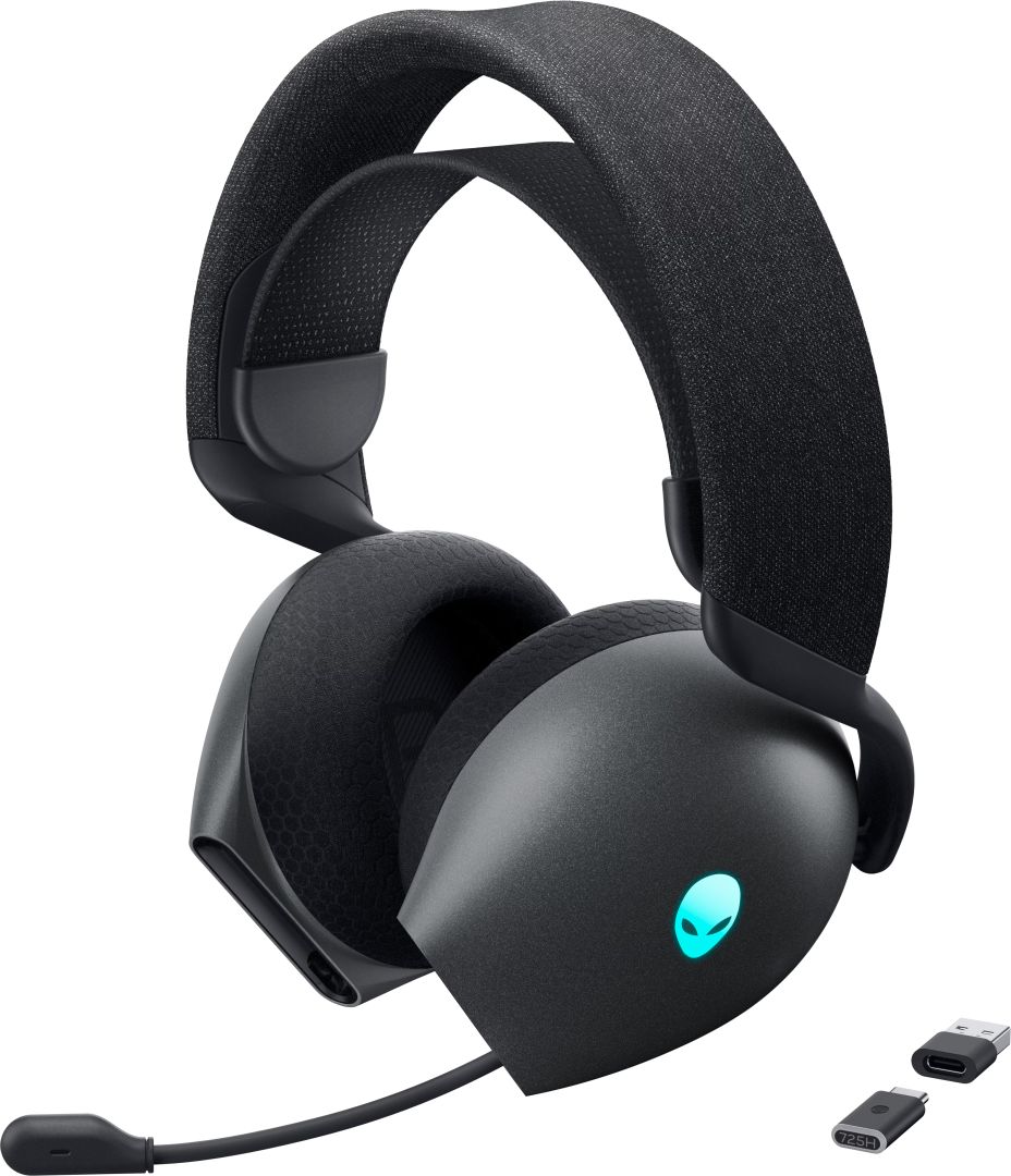 Dell AW725H Alienware Tri Mode Wireless Gaming Headset Dark Side of the Moon
