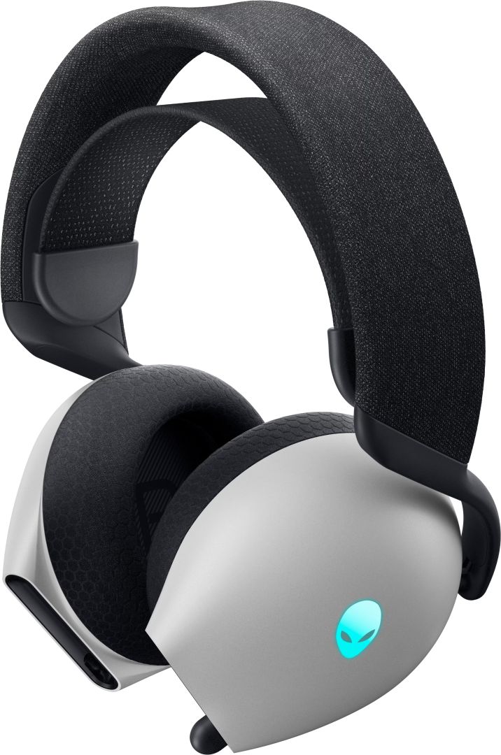 Dell AW725H Alienware Tri Mode Wireless Gaming Headset Lunar Light