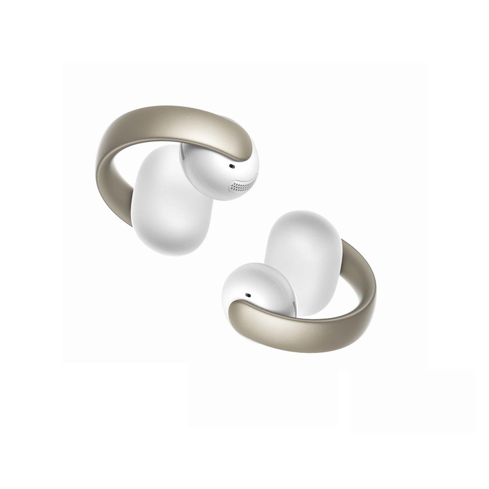 Soundcore AeroClip Bluetooth Headset Champagne Mist/White