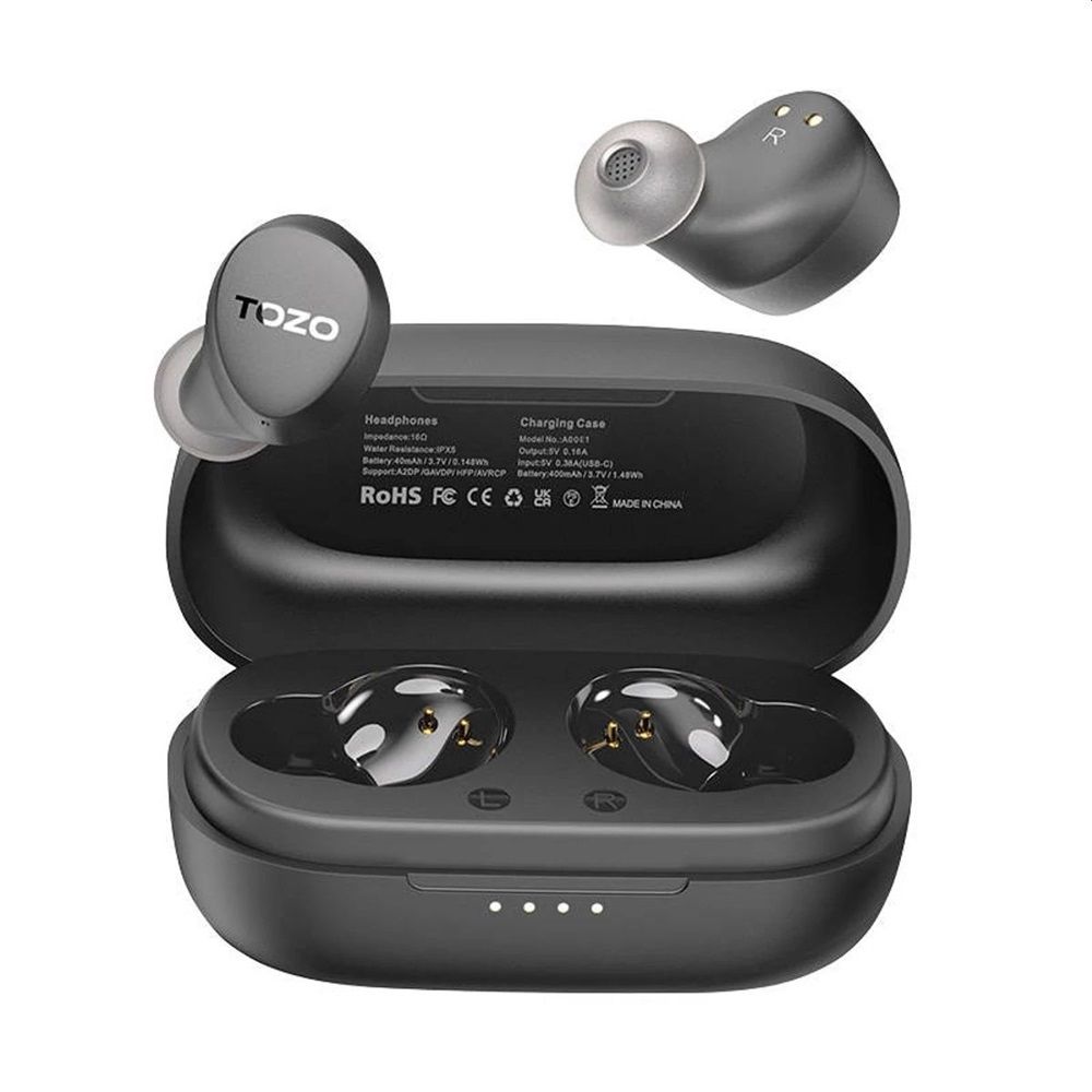 TOZO Agile Dots TWS Bluetooth Headset Black