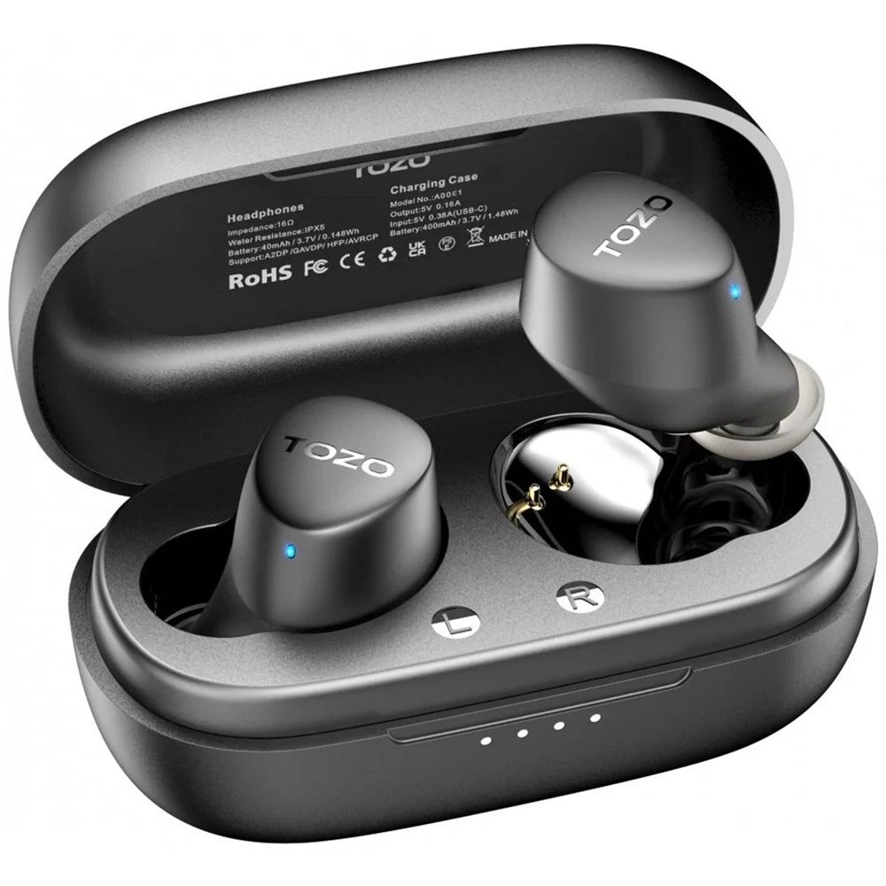 TOZO Agile Dots TWS Bluetooth Headset Black