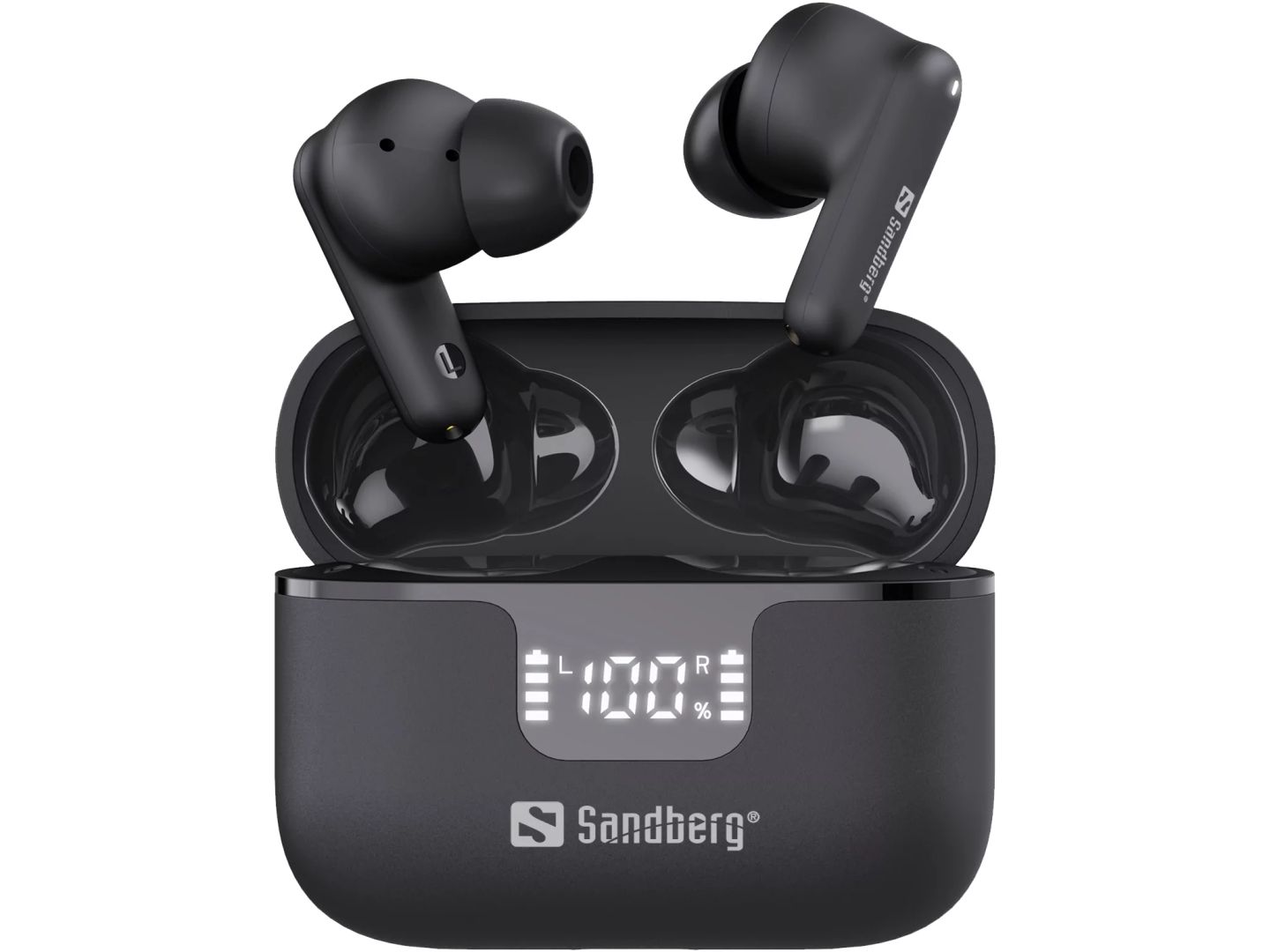 Sandberg ANC+ENC Bluetooth Headset Black