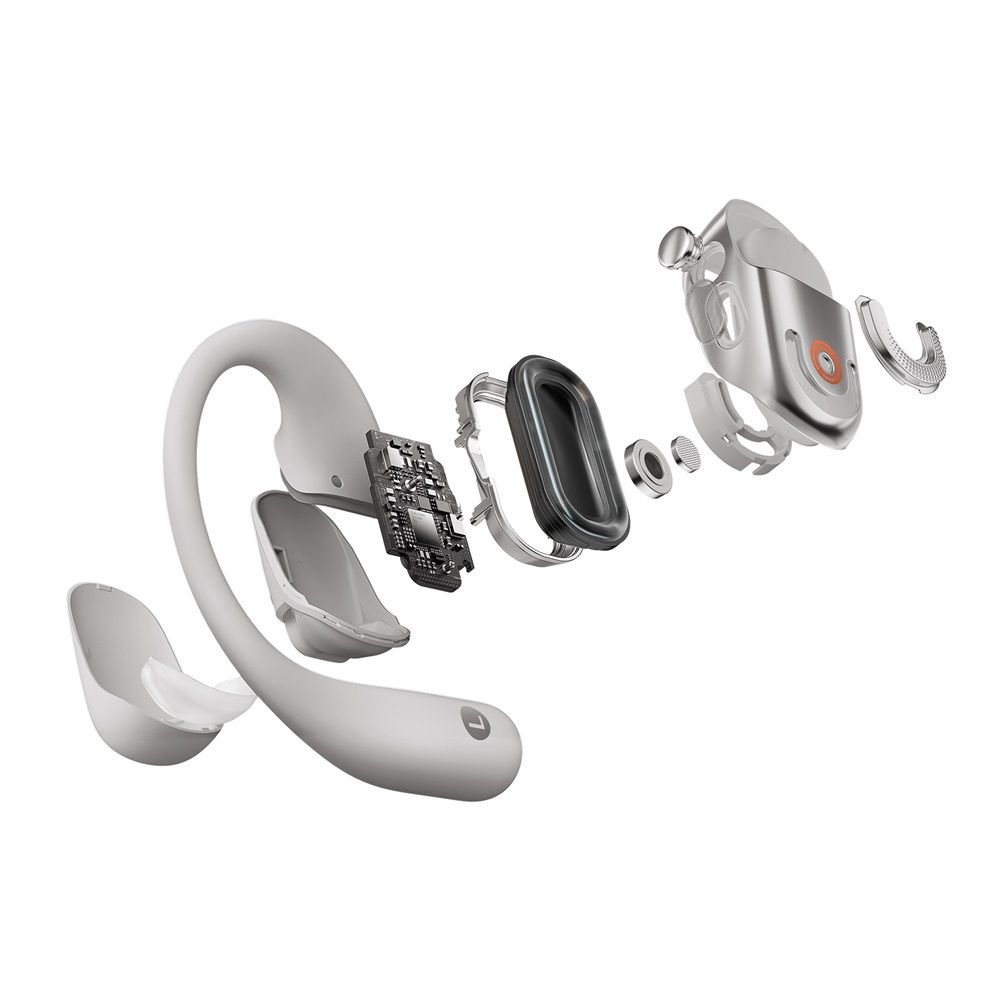 Shokz OpenFit 2 Plus TWS Bluetooth Headset Grey