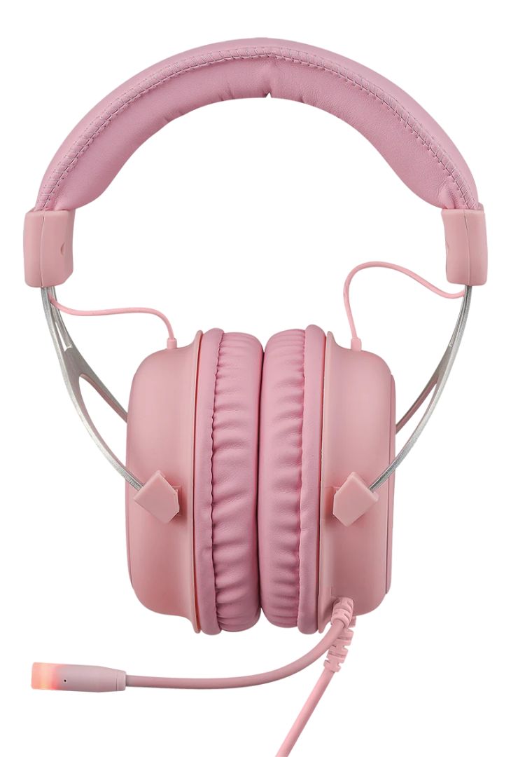 Deltaco PH85 Gaming Headset Pink