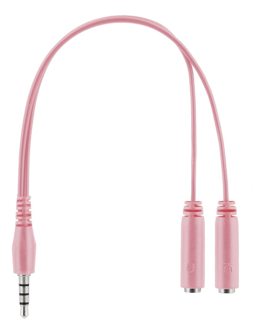 Deltaco PH85 Gaming Headset Pink