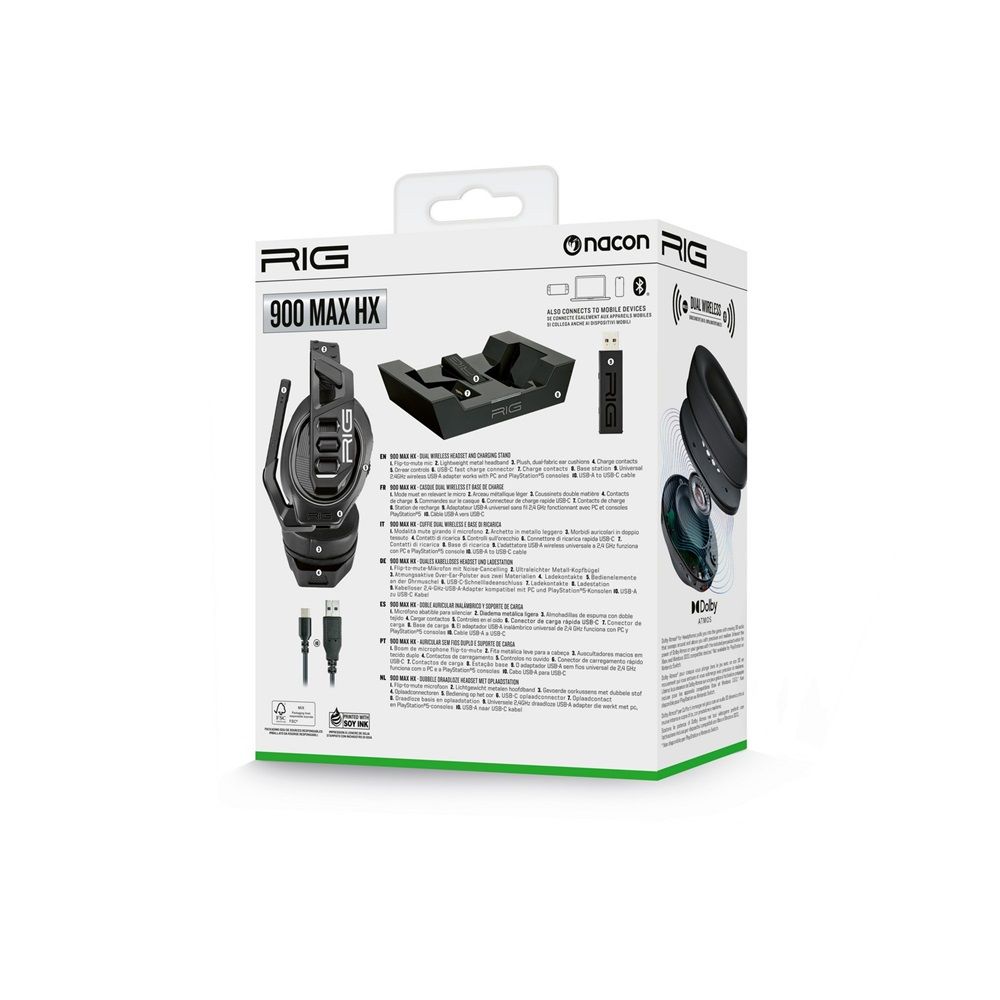 Nacon RIG 900 MAX HS Wireless Headset Black (XBOX)