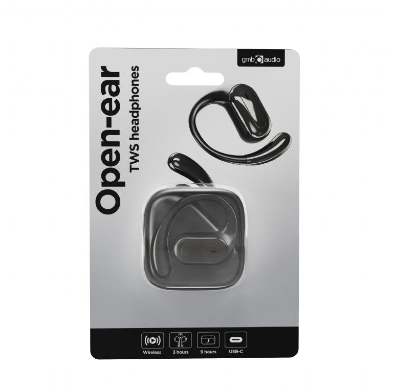 Gembird BT open-ear TWS headphones Black